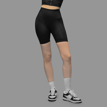 Limitless Snatched high waisted ruched back shorts - Black