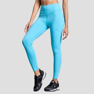LIMITLESS NYLOFLEX HIGH RISE TIGHTS  - Light Blue