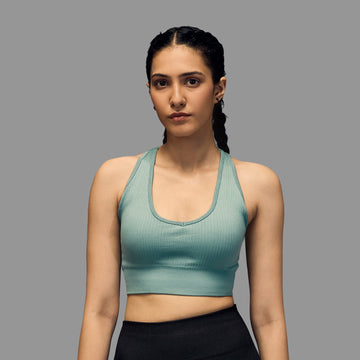 Limitless snatched seemless bra - Grey