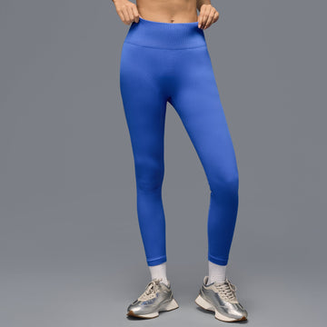 Limitless Snatched Mid waisted ripped Leggings - BLUE