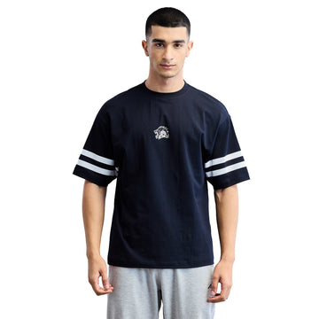 Official CSK Merch - Black Thala Men's Oversized T-shirt