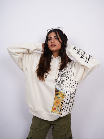 Van Gogh: Letters to Theo Heavyweight Baggy Hoodie For Men and Women