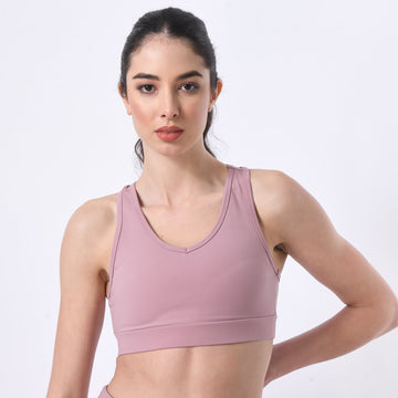NotchFlex Comfy Sports Bra - Pink