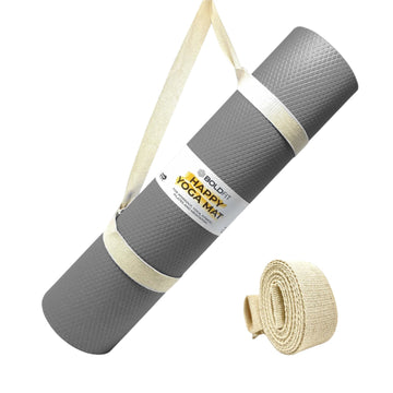 Happy Yoga Mat - Steel Grey