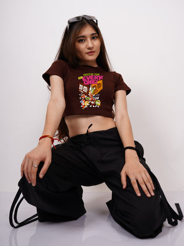 M&M : Burger Bae Round Neck Baby Tee For Women
