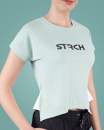 Nylon Women's Wave Crop Top