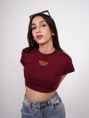 Psycho Killer : Burger Bae Baby Tee For Women