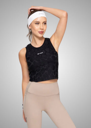 Nylon Women Fit Style Crop Tank