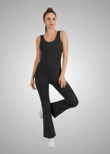 Nylon Women's Cinched Waist Jumpsuit