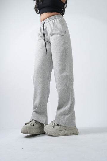 Melange Grey Fat Pants For Men and Women