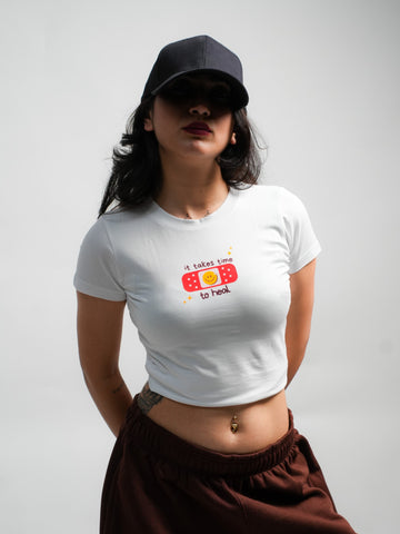 Takes time to heal - It Girl Baby tee for Women