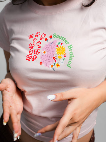 Scatter brained - It Girl Baby tee for Women