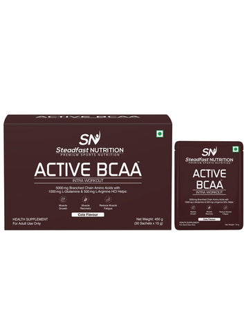 Active BCAA For Muscle Recovery & Endurance, Intra-workout Cola 30 Sachets 450g