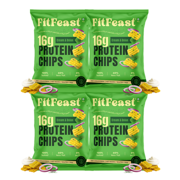 Protein Chips Cream & Onion x 4