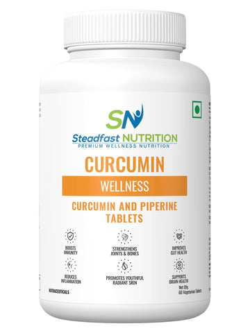 Curcumin Wellness Curcumin and Piperine 60 Tablets