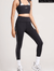 Co-ord Set: Draw the Line Sports Bra & Leggings Set in Charcoal