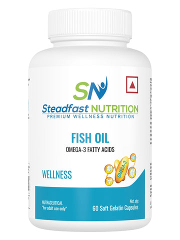 Fish Oil Wellness Omega 3 Fatty Oil 60 Soft Gelatine Capsules