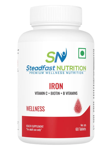 Iron Vitamin C Biotin B 8 Essential Vitamins 60 Tablets
