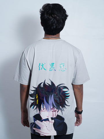 Jujutsu Kaisen: Megumi Fushiguro Drop:Sleeved Tee For Men