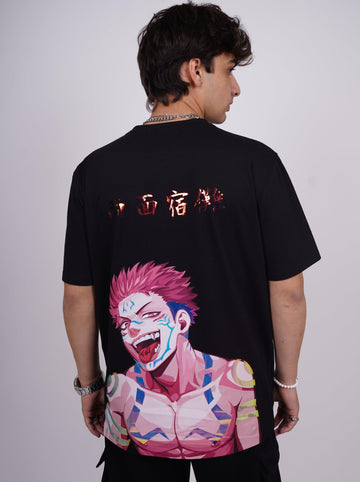 Jujutsu Kaisen: Ryomen Sakuna Drop:Sleeved Tee For men