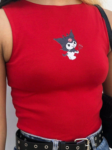 Kuromi Devil : Burger Bae Sleeveless Rachel Tank For Women