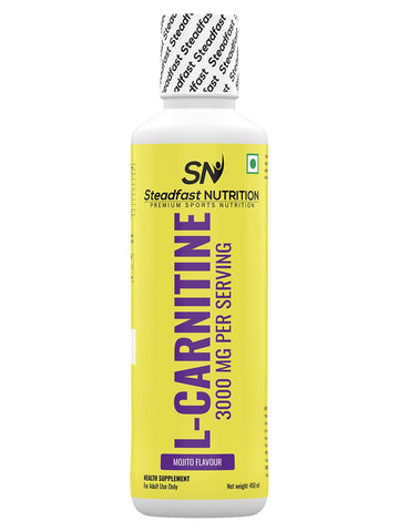 L-Carnitine 3000mg Liquid Supplement with Vitamin B5 450ml (Mojito)