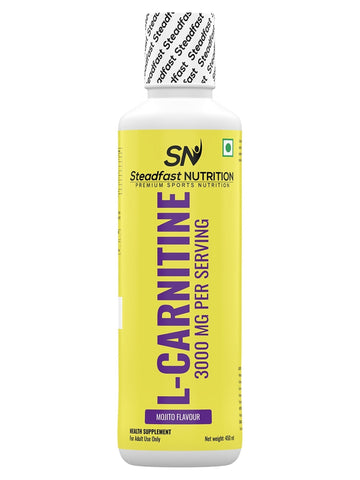 L-Carnitine 3000mg Liquid Supplement with Vitamin B5 450ml (Mojito)