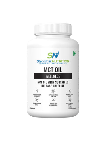 MCT Oil Wellness with Sustain Relief Caffeine 60 Capsules