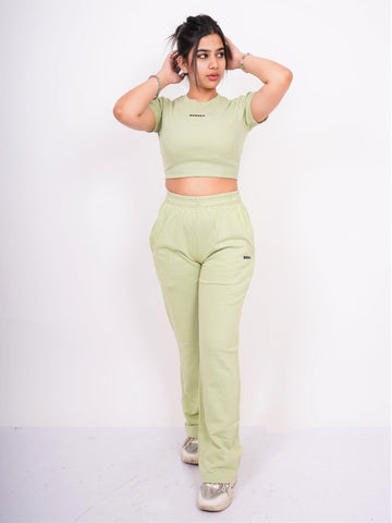 Miami Co ord Set (Apple Green) For Women