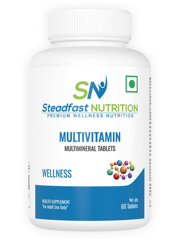 Multivitamin Pack Minerals Vitamins Omega-3 fatty acids Immunity 60 Tablets