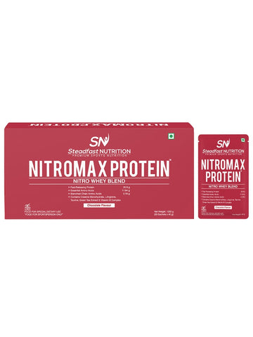 Nitromax Protein Nitro Whey Blend The Fusion of Extra Ordinary Chocolate 30 Sachets 1200g