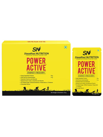 Power Active Energy Recovery Nutritional Deficiencies Chocolate 30 Sachets 1050g