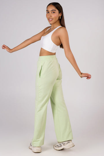 Straight-fit Everyday Lounge Pants in Matcha Green