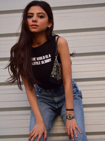 The World Is A Little Blurry : Rachel Tank For Women