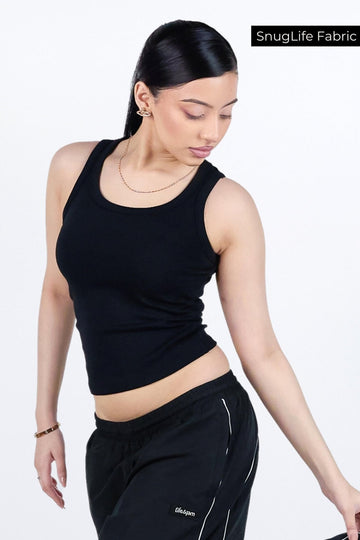 What's The Scoop Tee in True Black