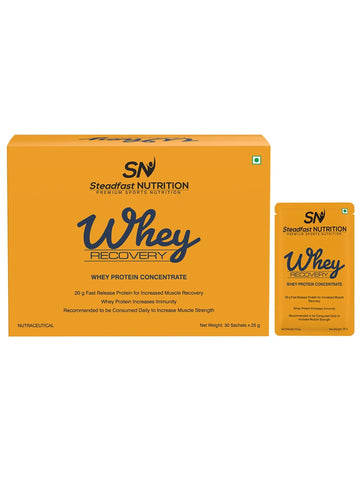 Whey Recovery Protein Concentrate Your Everyday Protein Unflavoured 30 Sachets 750g