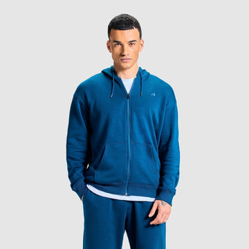 MEN SAILOR BLUE ZIPPER JACKET