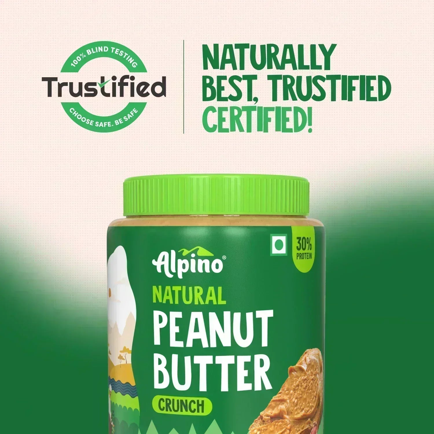 Trusted Certified Product of Alpino Natural Peanut Butter Crunch