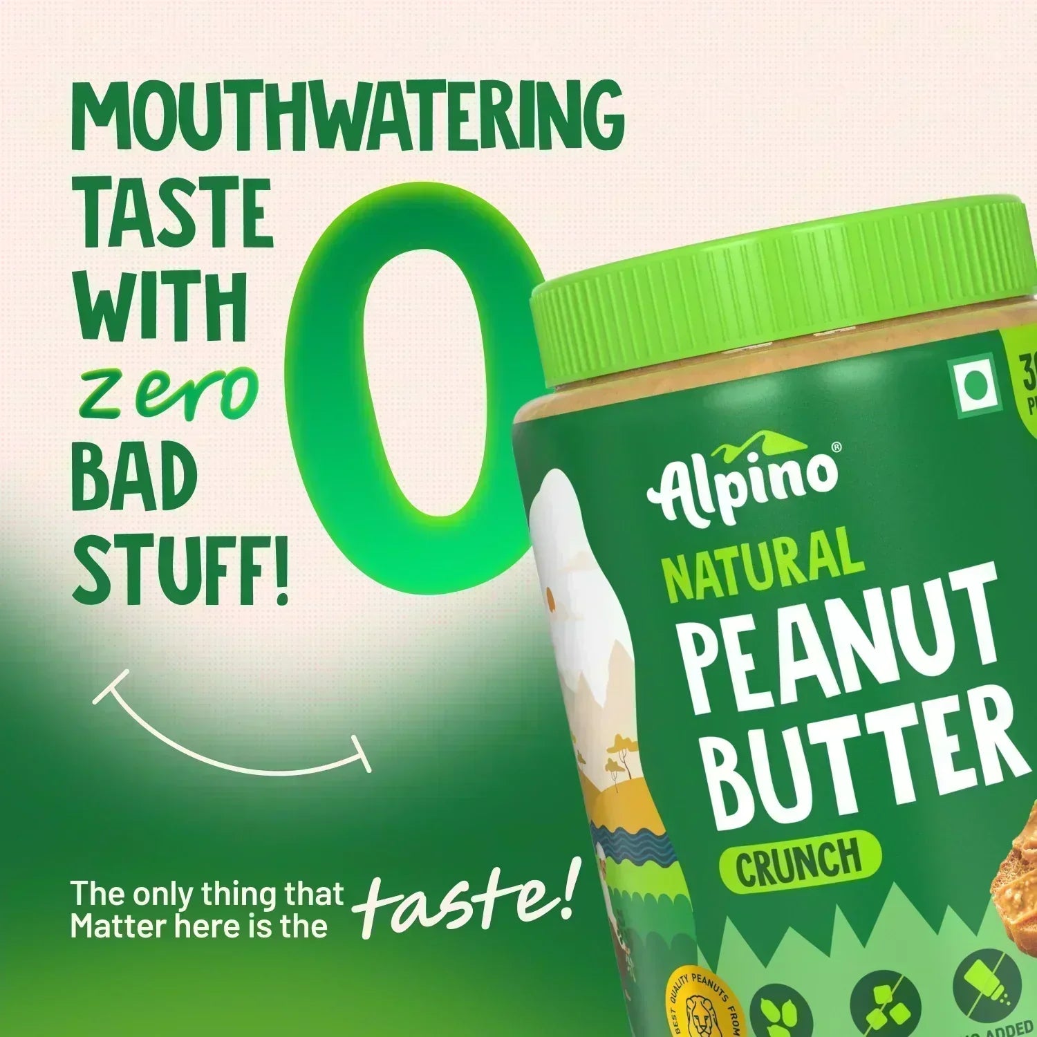 Feel the Mouthwatering Taste - Alpino Peanut Butter