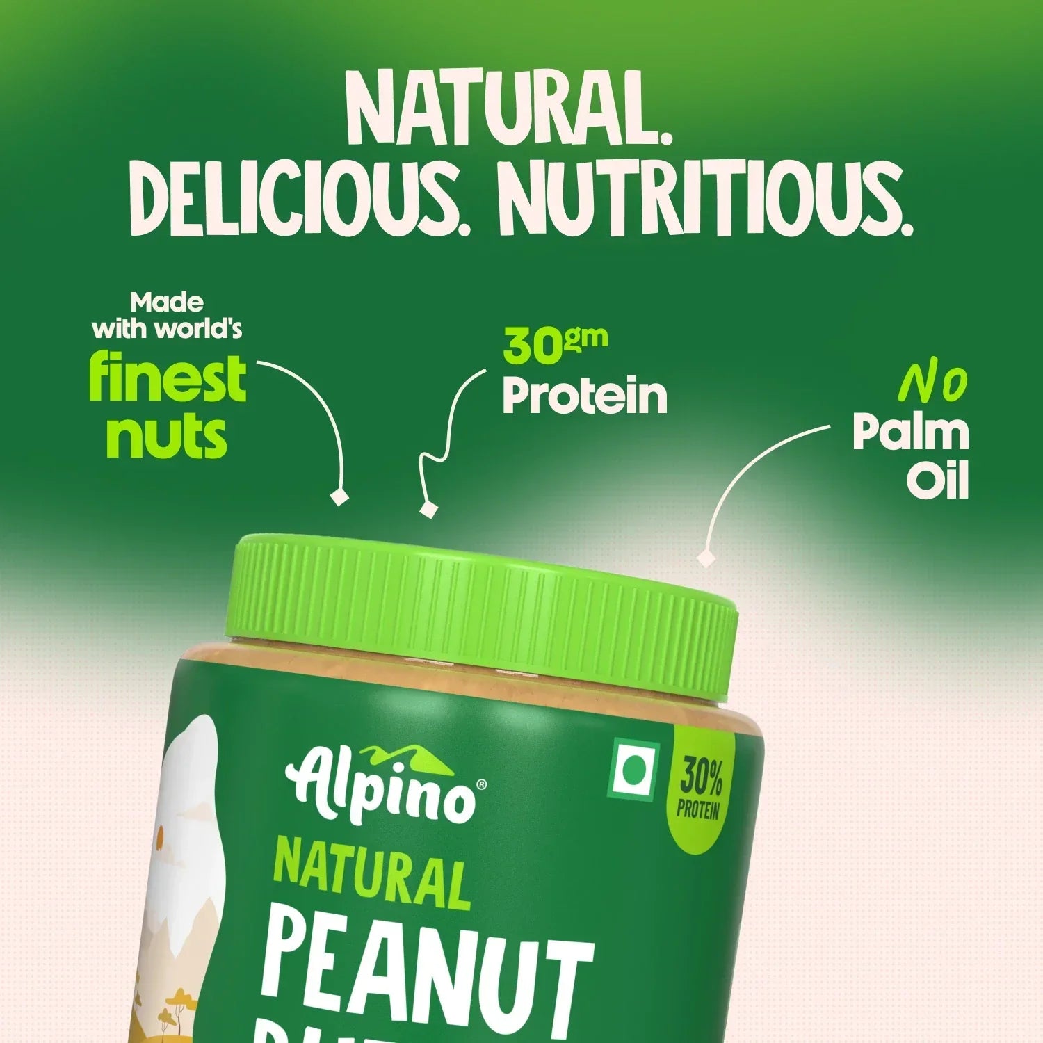 Healthy Peanut Butter Made from 100% Roasted Peanuts