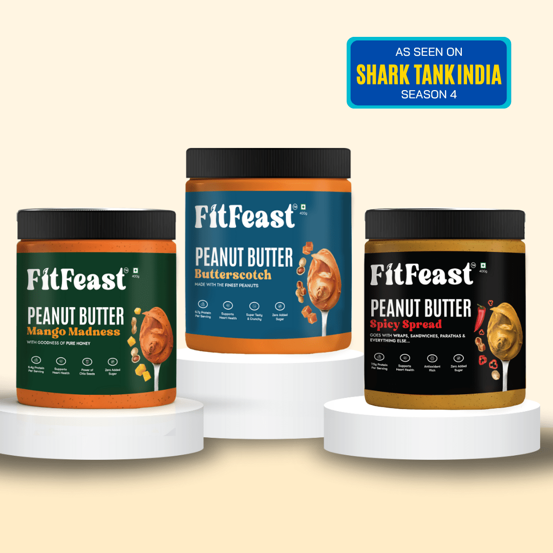 Shark Tank Peanut Butter Combo — Spicy | Butterscotch | Mango