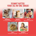 All-in-one Healthy Peanut Butter - Spread, Blend, Dip, Top, and Spoon it