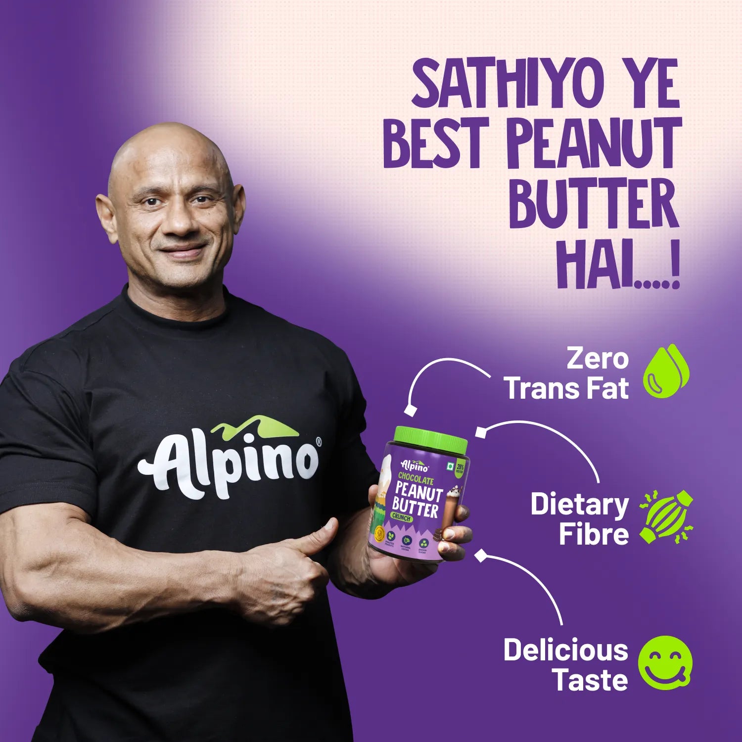 Alpino PeanutButter is even suggested by Mukesh "Guruji" Gehlot