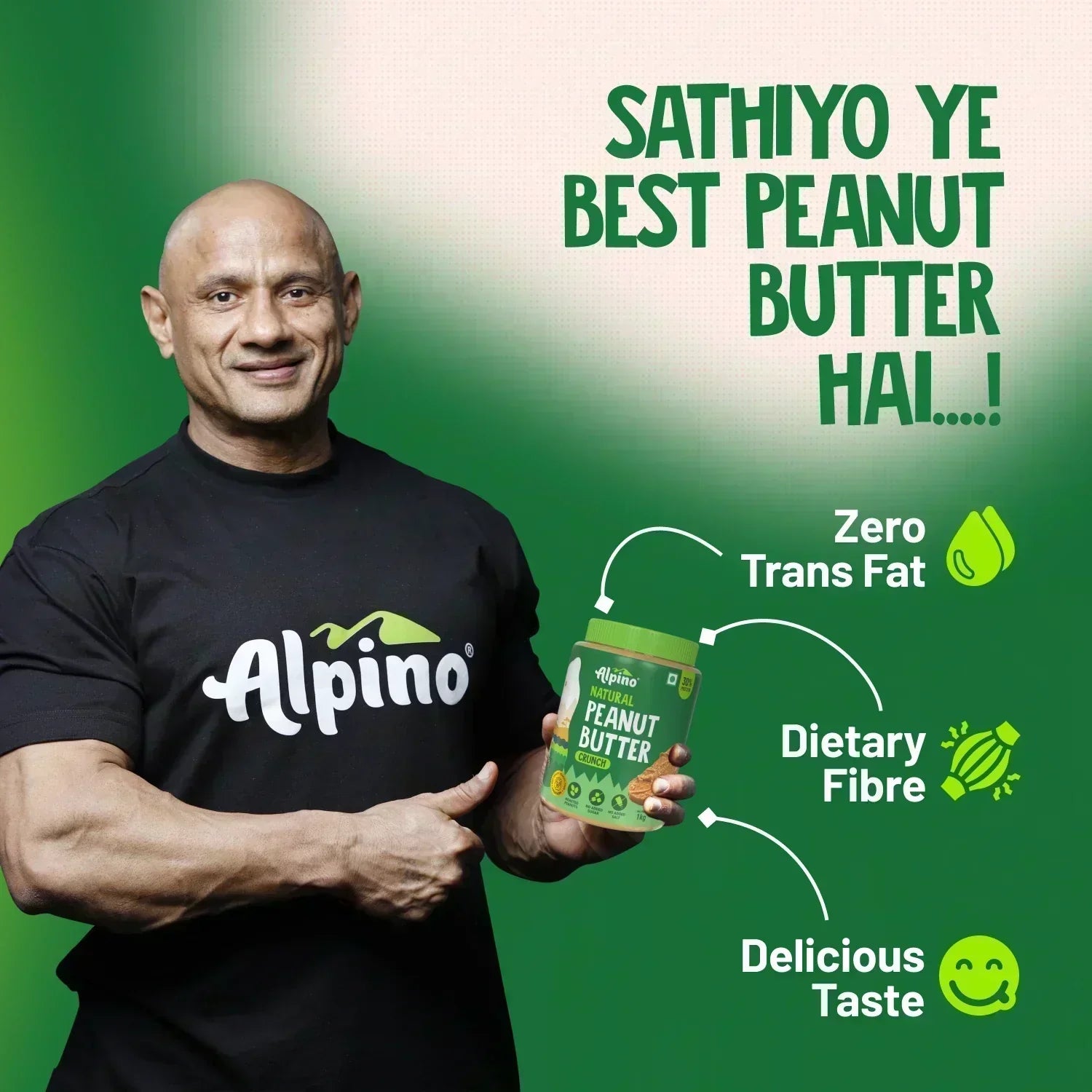 Power-Packed Peanut Butter – Zero Trans Fat, High in Fiber