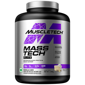 Muscletech Mass-Tech Elite - Vanilla Cake - 3kg