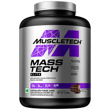 Muscletech Mass-Tech Elite - Chocolate Fudge Cake - 3kg