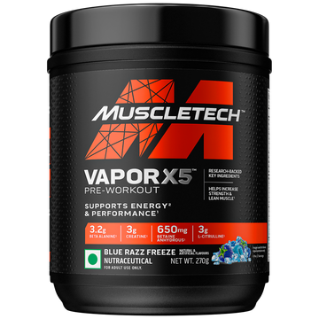 Muscletech VaporX5 - Blue Razz Freeze - 30 Servings
