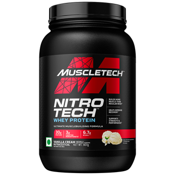 MuscleTech Nitrotech Whey Protien - Vanilla Cream (907g)