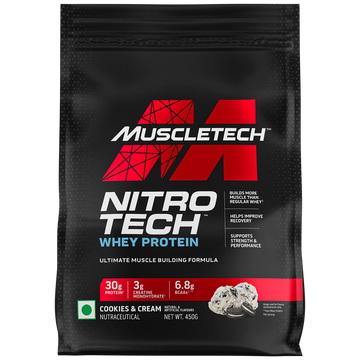 Muscletech Nitro-Tech Whey Gold - Cookies And Cream (450g)