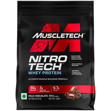 MuscleTech Nitrotech Whey Protien - Milk Chocolate (450gm)